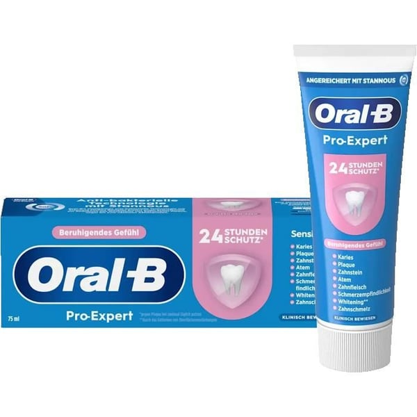 Tandkräm - Oral-B - Pro-Expert Sensitive - Komplett skydd för känsliga tänder, vithet, frisk andedräkt