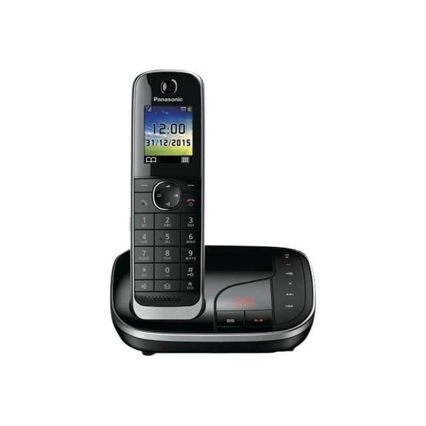 Panasonic KX-TGJ320GB sladdlös telefon med telefonsvarare - Svart