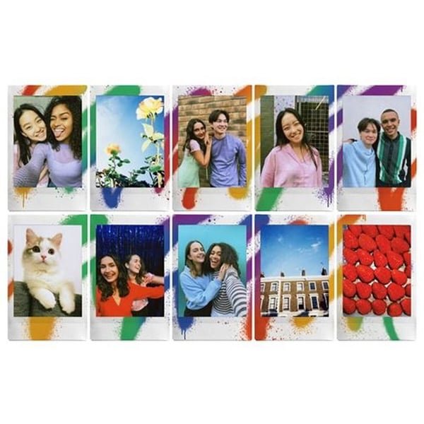 Fujifilm instant fotopapper Instax film Mini Monopack SPRAY ART (10v)