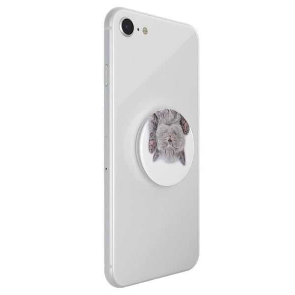 PopSockets - Utbytbar hållare och grepp för smartphone och surfplatta - Cat Nap - 800947
