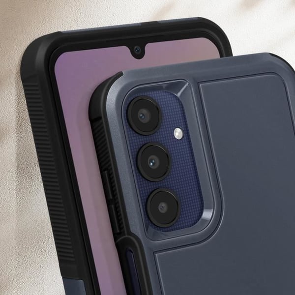 Samsung A25 5G Stötsäkert fodral - AVIZAR - Styv silikon - Midnattsblå