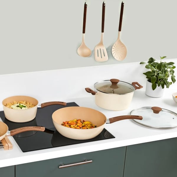 Grillpanna av pressat aluminium "Harmony" diameter 16 cm