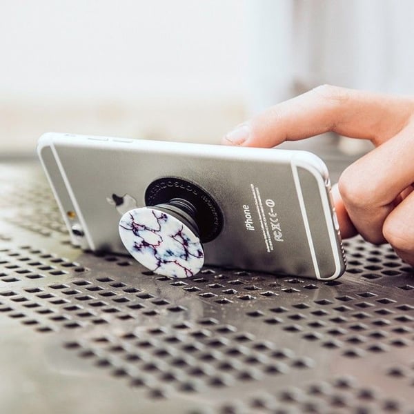 PopSockets - Utbytbar hållare och grepp för smartphone och surfplatta - Cat Nap - 800947