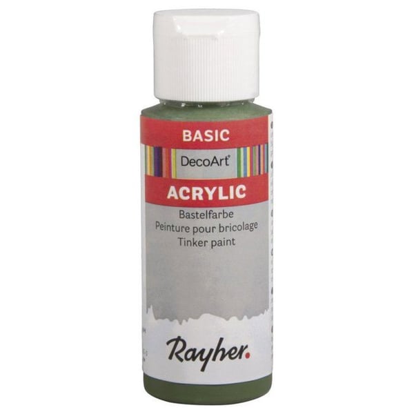 Akrylfärg, flaska 59 ml, kronärtskocka