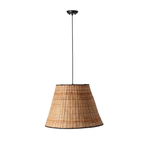 Rottingkupol taklampa - FARO - SUMBA - Svart - E27 - 3000K - 56 cm