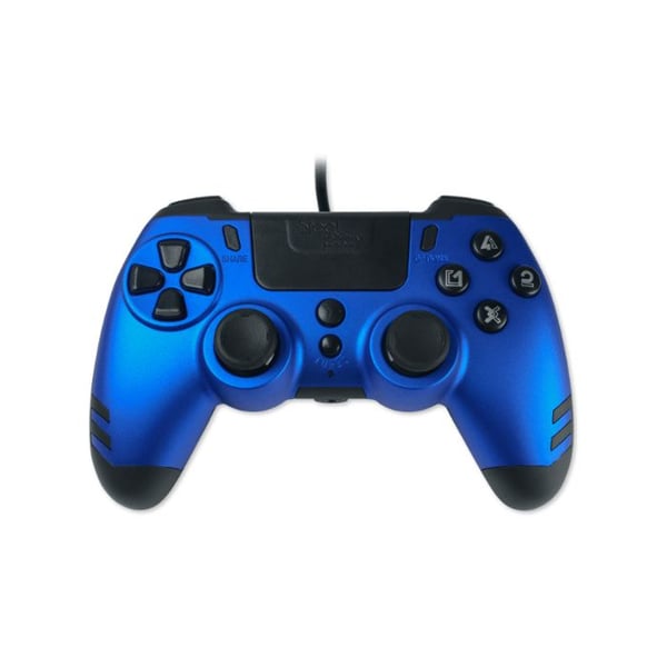 Spelkontroll - Steelplay - Slimpack - Trådad 3m - Kompatibel med PS4/PS3/PC - Dubbel vibration