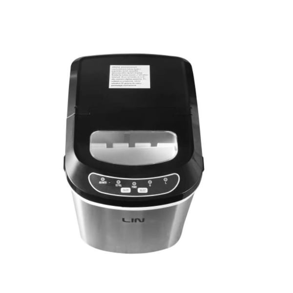 Bærbar ismaskine - LIN - PRO-S12 - Sølv - Grå - 150W