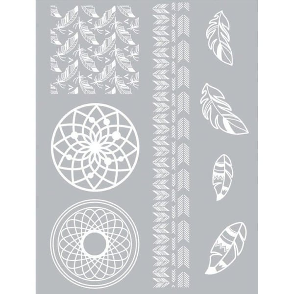 Graine Créative - Silkscreen schablon för polymerlera Drömfångare