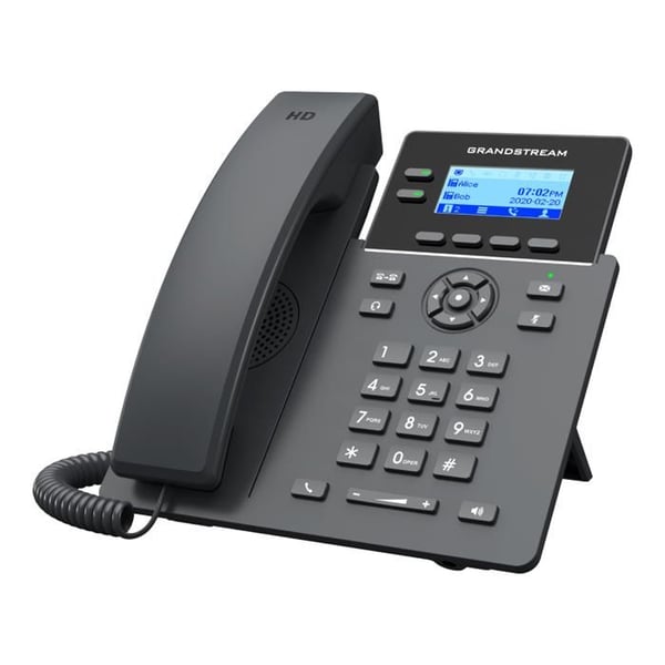 IP-telefon - GRANDSTREAM - GRP2602p - Sort - 2 Linjer - LCD-skærm 5,61 cm