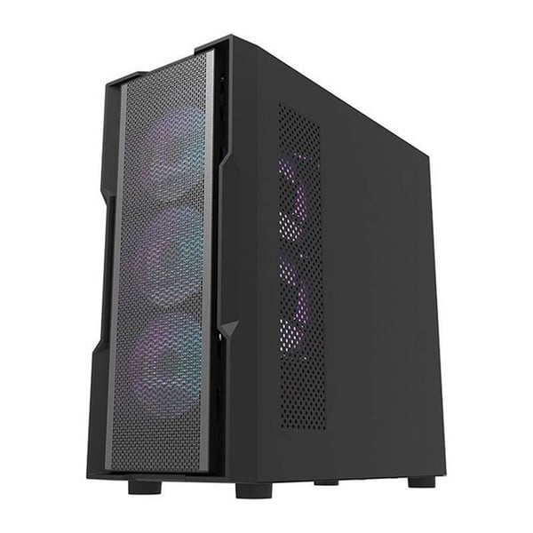 Endast centralenhet - Darkflash mini pc - DK431 Mesh Black - DK431 Mesh datorfodral (svart)