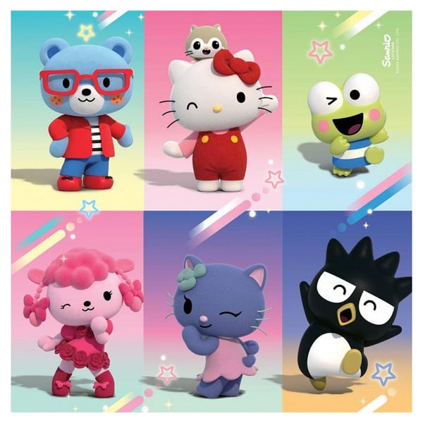 Pussel - RAVENSBURGER - Hello Kitty - 3x49 bitar - För barn - Flerfärgad
