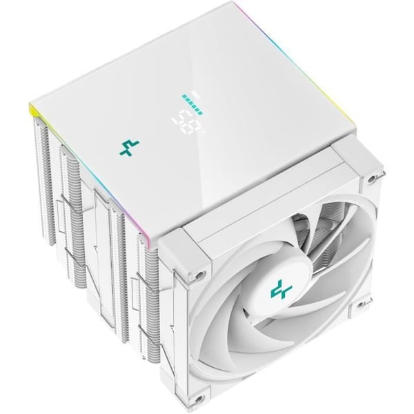 Ventilaatio CPU - DEEPCOOL AK620 Digitaalinen - Tuulettimen 2x 120 mm - Valkoinen