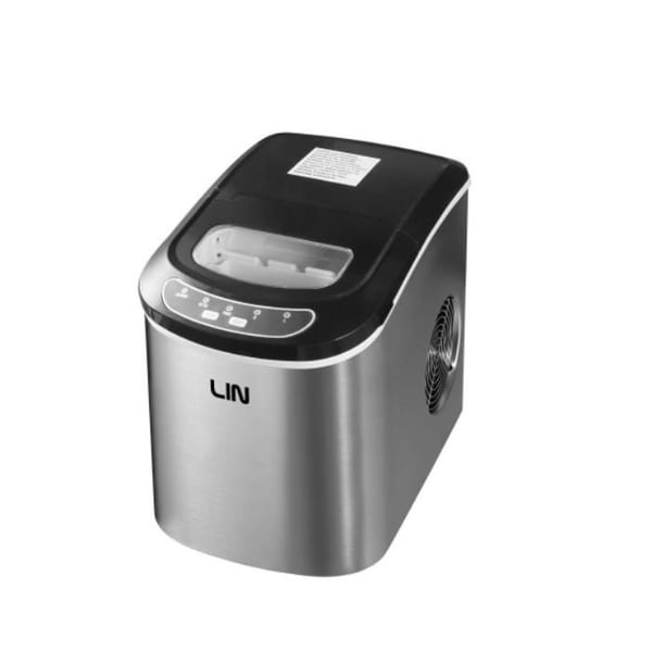 Bærbar ismaskine - LIN - PRO-S12 - Sølv - Grå - 150W