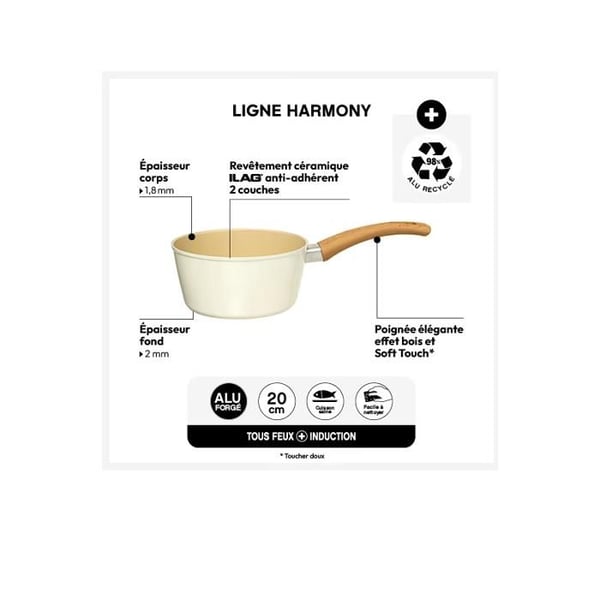 Grillform aluminium smidd "Harmony" diameter 20 cm