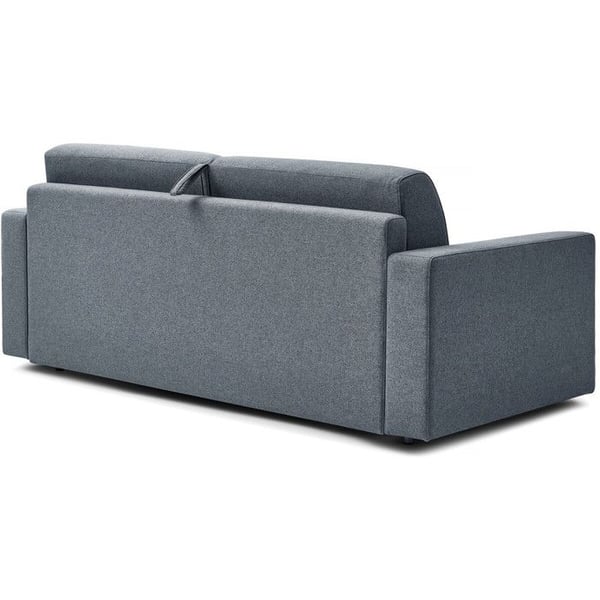 Express konvertibel soffa i tyg "Diana" - Sängplacering 140 cm - 3 platser - Grå