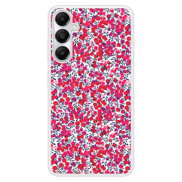 Siliconfodral med förstärkt tryck kompatibel med Samsung Galaxy A25 Liberty Wiltshire Röd