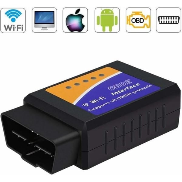 OBD2-diagnostikapparat - ZVD - ELM32 - WiFi - Kompatibel med OBD-II - Multifunktionell
