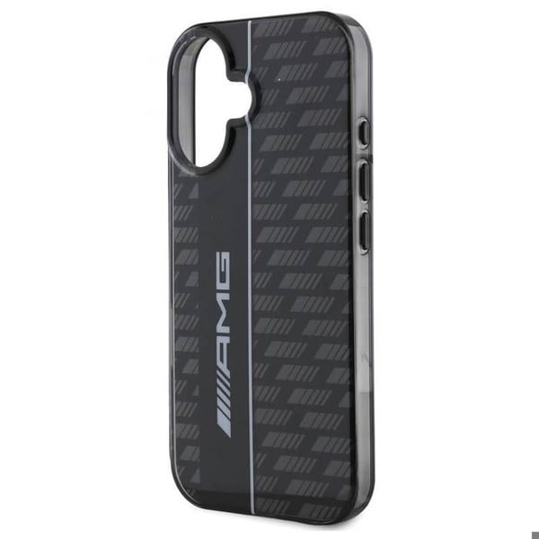 Skydd för iPhone 16 - Mercedes AMG - TPU Svart - Optimal skydd - Lätt åtkomst - Modern design