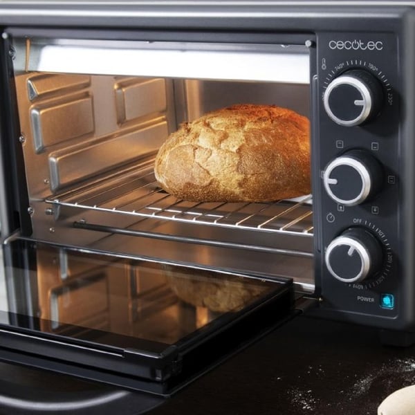 Cecotec Bordovn Bake&Toast 2600 Sort 4Pizza, 26 L, 1500 W