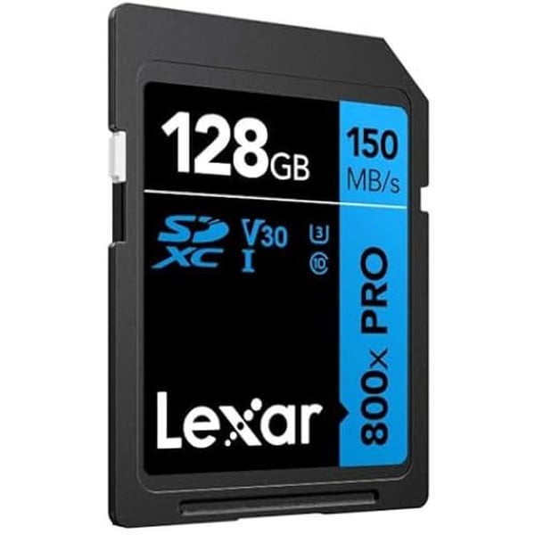 LEXAR SDXC-kort 800x PRO Blue Series 128Go UHS-1 V30 - Läs 150