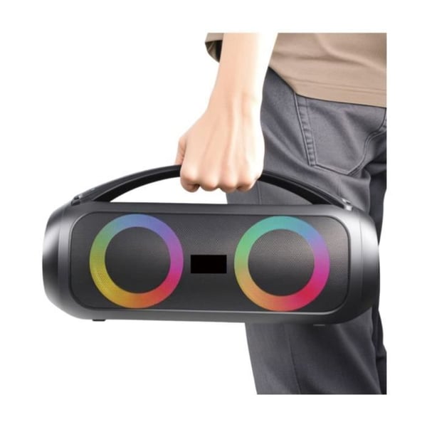 Bluetooth-högtalare - BigBen - Ljusande 40W - Vattentät - Bluetooth 5.3 - 10 LED-lägen