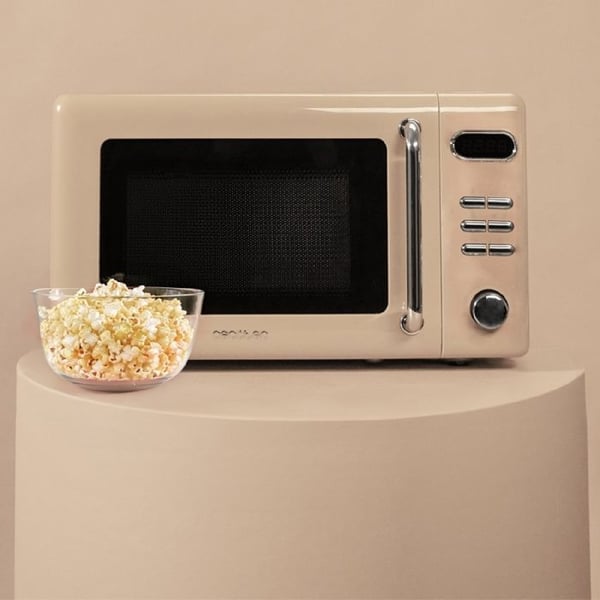 Cecotec Mikrovågsugn Digital med Grill Proclean 5110 Retro Beige. 20 L, 700 W i 5 nivåer, timer upp till 60 min
