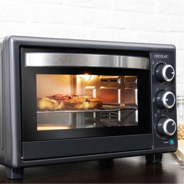 Cecotec Bordovn Bake&Toast 2600 Sort 4Pizza, 26 L, 1500 W