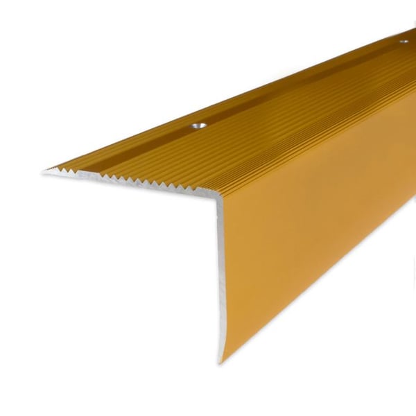 Nez av alu anodiser guld l 69 mm H 55 mm Lång 2700 mm Att skruva 1 styck