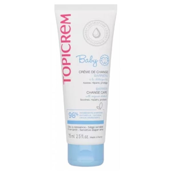 Topicrem Baby Crème de Change Lugnande Reparerar och Skyddar 75 ml