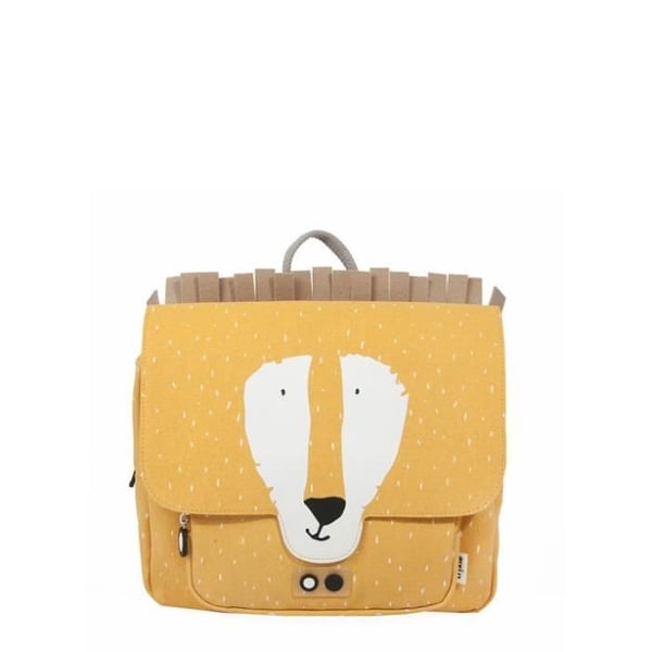 Skolväska - TRIXIE - Mr Lion 31 213 - 31x23x12 cm - 8.6 L - Ekologisk bomull gul