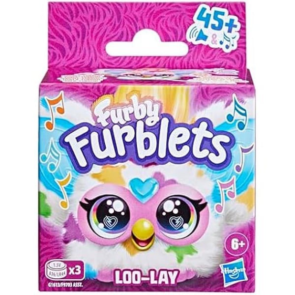 Elektronisk nalle - FURBY - Loo-Lay - 5 cm - Musik - 45 roliga ljud