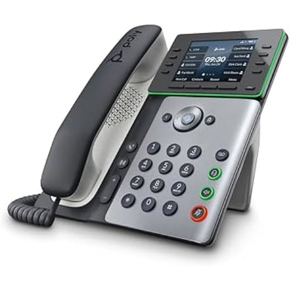 IP-telefon - HP - POLY Edge E300 - 8 linjer - Multiline - Nummerpresentation - Svart