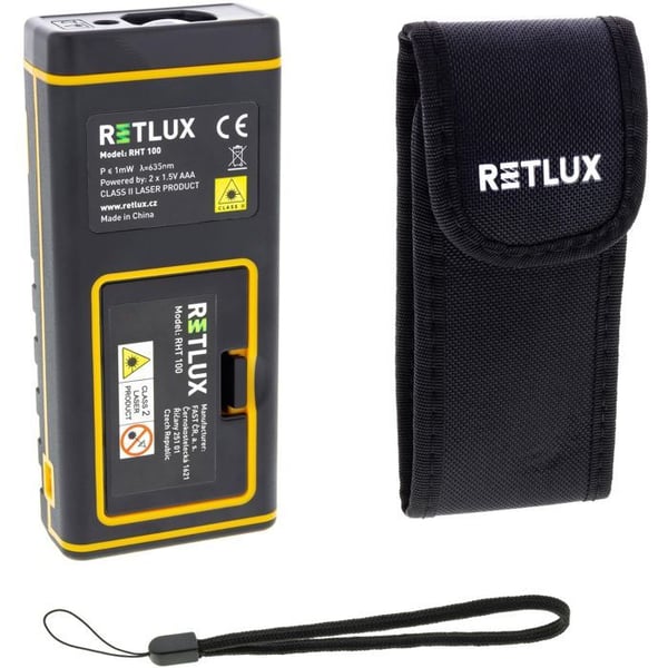 Laserafstandsmåler 40m - RETLUX - RHT 100