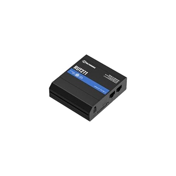 Industriell mobil Wi-Fi-router - Teltonika - RUT271 - 5G - WAN-omkoppling - 2 RJ45-portar