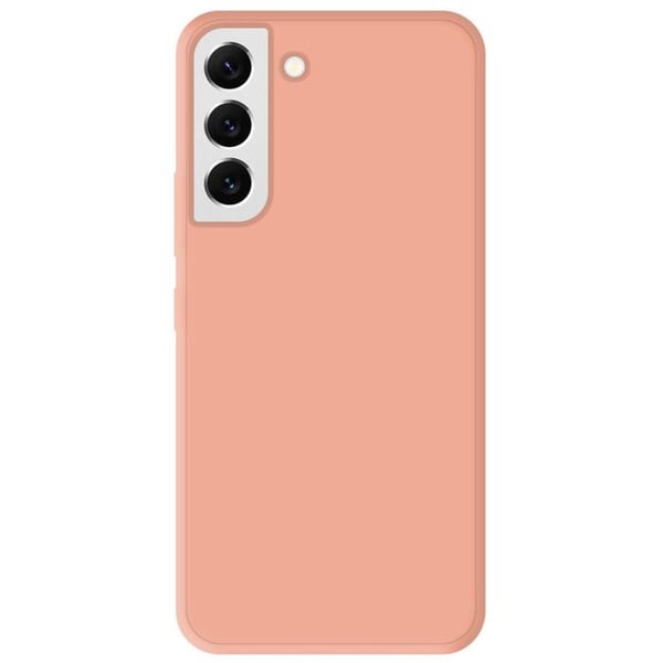 Enfärgad silikonfodral Mat Rosa kompatibel med Samsung Galaxy S22 Plus