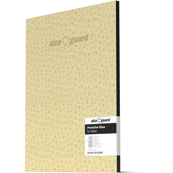 Glas skydd - ALZAGUARD - iPad Air 10,9 (2020/2022) - Hårdhet 9H - Tjocklek 0.33 mm - Full cover