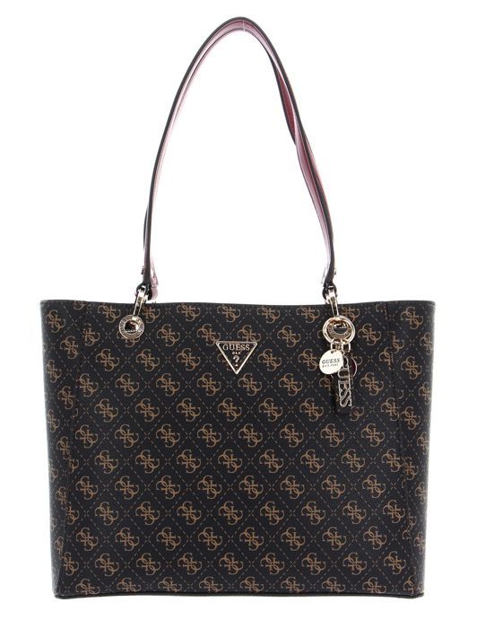 Väskor - GUESS - Noelle Tote Bag - Brun - 100% polyuretan - Dragkedja