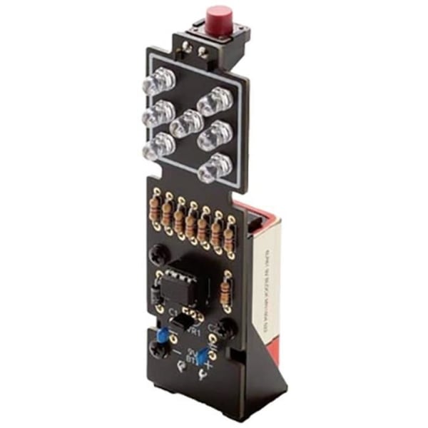 Kit med LED-tärningar - Whadda - WSG114 - Inbyggd LED - Svart - 9 V-DC