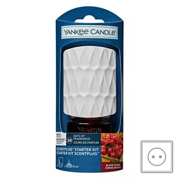 Diffusor - YANKEE CANDLE - Körsbär - Fruktagande doft - Elegant flaska - Perfekt för hemmet
