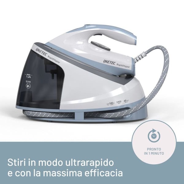 Imetec 9033 RAPID VAPOR Dampstrygejern Multicolor