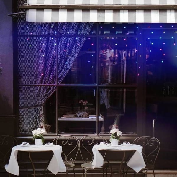 Yhdistetty stalaktiittikoriste H90cm 4M APPY 125 LED RGB Bluetooth-sovelluksella Lotti