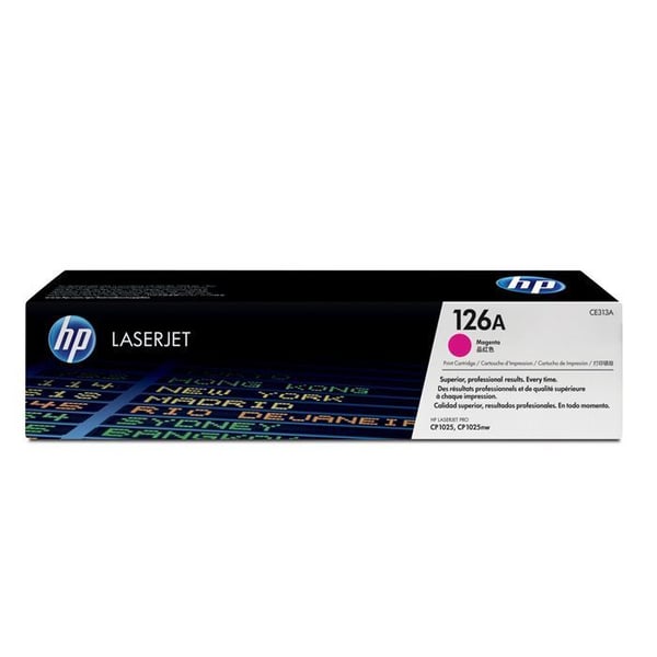 HP 126A äkta magenta tonerkassett (CE313A) för HP LaserJet CP1025/LaserJet 100 MFP M175/LaserJet 200 MFP