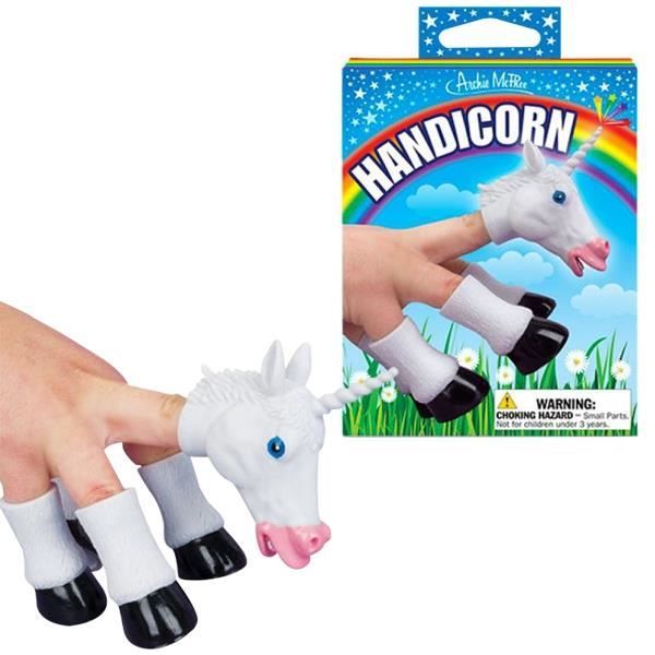 Enhörningsfingerdocka * Hovlängd: 5 cm * Huvudlängd: 6,5 cm Funktioner: fingerdocka Innehåll: 1 kit