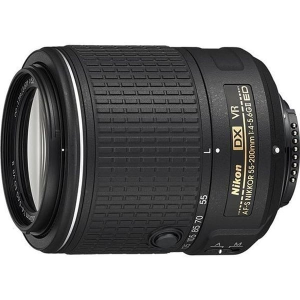 Nikon 55-200mm / F 4.0-5.6 AF-S DX G ED VR II-objektiv - telezoomobjektiv för DSLR-kameror i DX-format