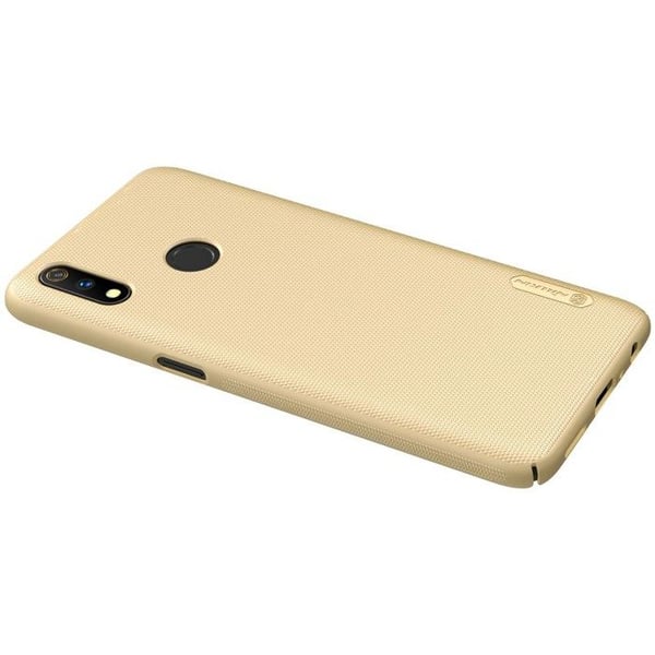 Nillkin Super Frosted Shield - Fodral för Realme 3 Pro (Realme X Lite) (guld)