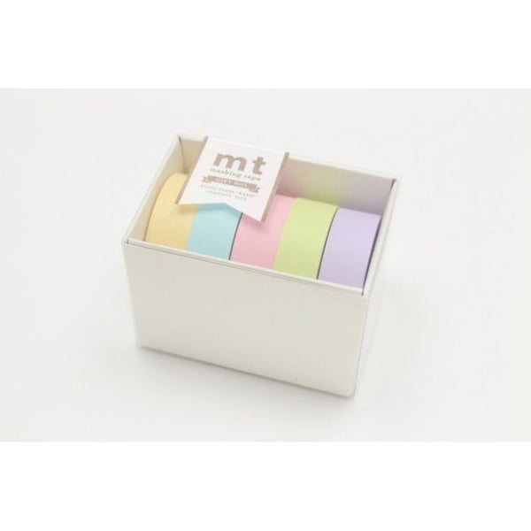 Maskeringstejp - Maskeringstejp MT 1,5 cm Assortiment 5 stycken Pastell 2