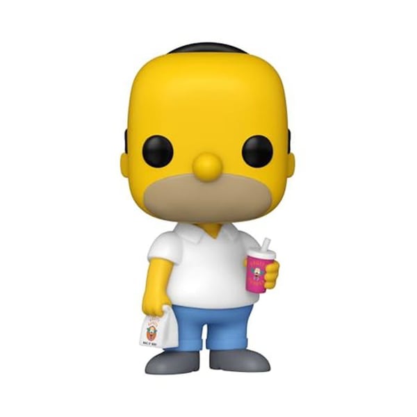 Figurine - Funko Pop! - Homer Simpson - Vinyl 9,5 cm - Perfekt present - The Simpsons