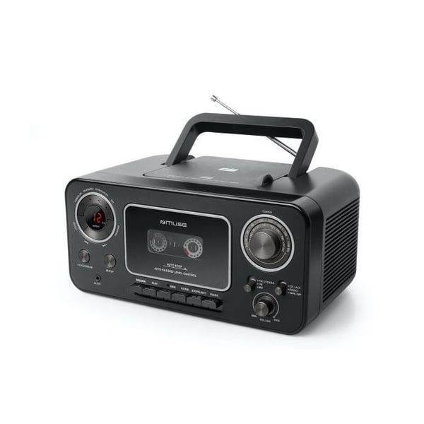 Boombox - MUSE - Radio CD K7 M 182 RDC - CD-spelare, Radio, Kassettspelare - Integrerad mikrofon