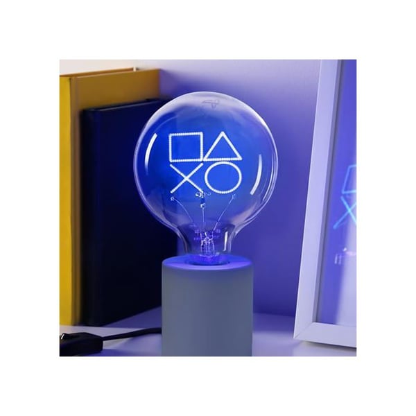 Dekorativ LED-lampa - PALADONE - PlayStation E27 - Blå färg - 30000 timmar livslängd - Inomhus