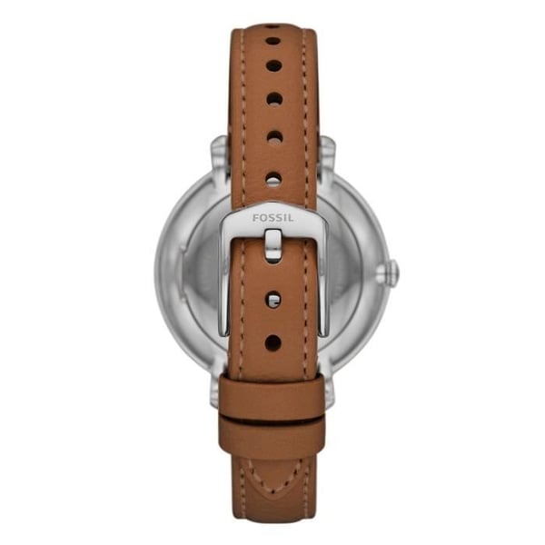 Damklocka - FOSSIL - Jaqueline - Brun läder - Solenergi - 36 mm